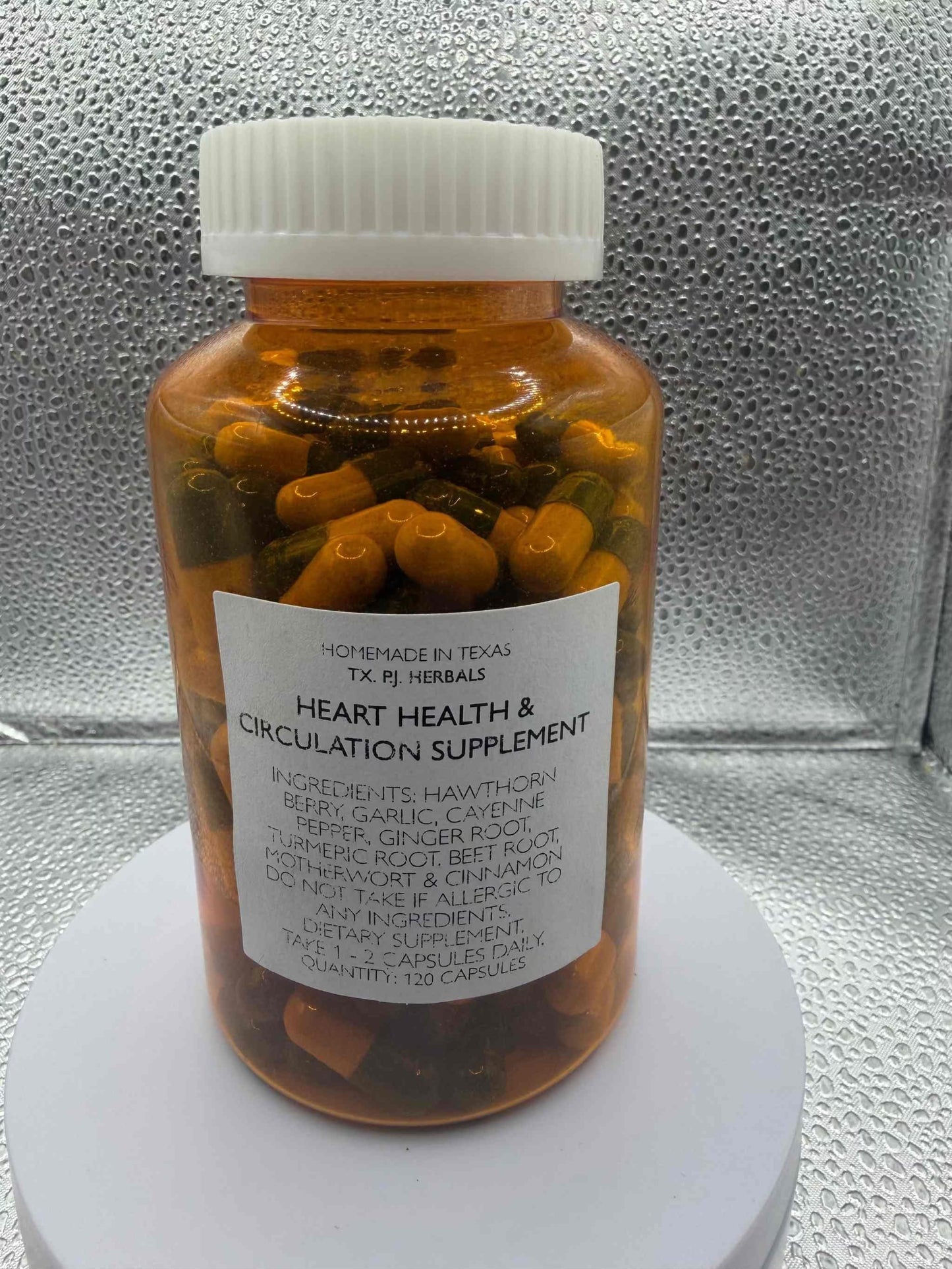 All-Natural Heart Health and Circulation Capsules promoting cardiovascular wellness