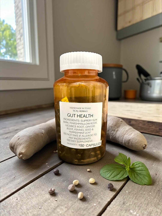 All-Natural Gut Health Capsules for digestive wellness and gut balance
