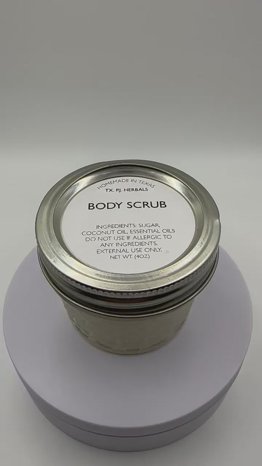 An all-natural body scrub devoid of any potentially harmful additives.