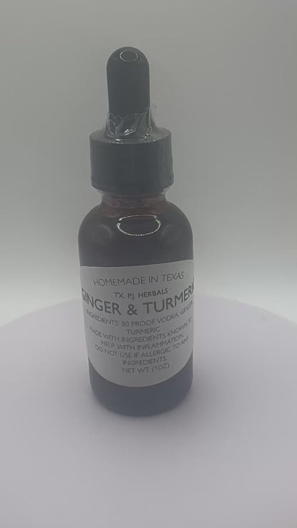 Ginger and Turmeric Tincture- Anti-Inflammatory