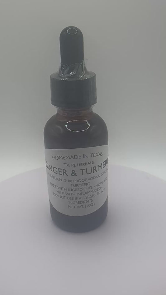 Ginger and Turmeric Tincture- Anti-Inflammatory