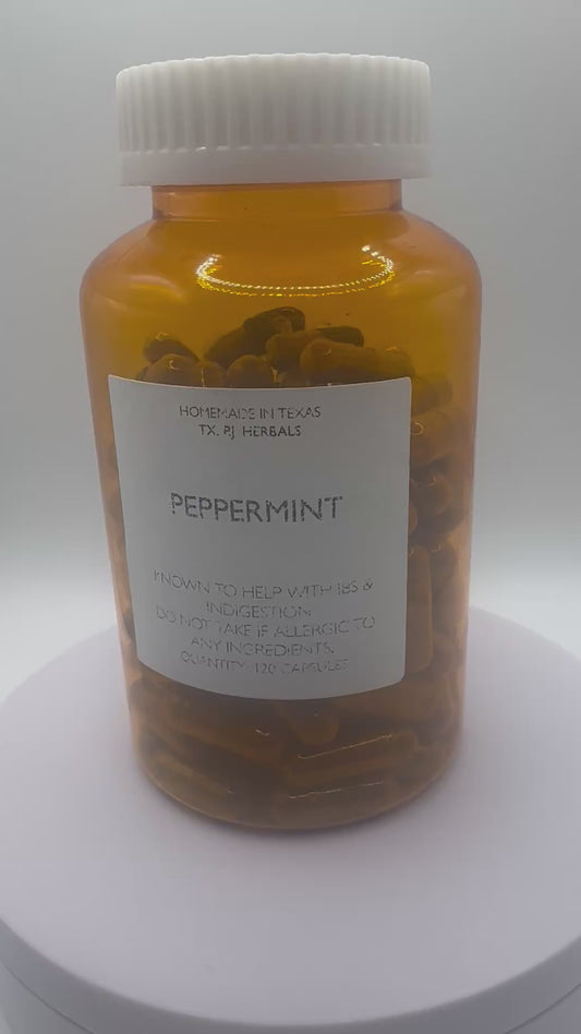 Peppermint Capsules- Digestive Support