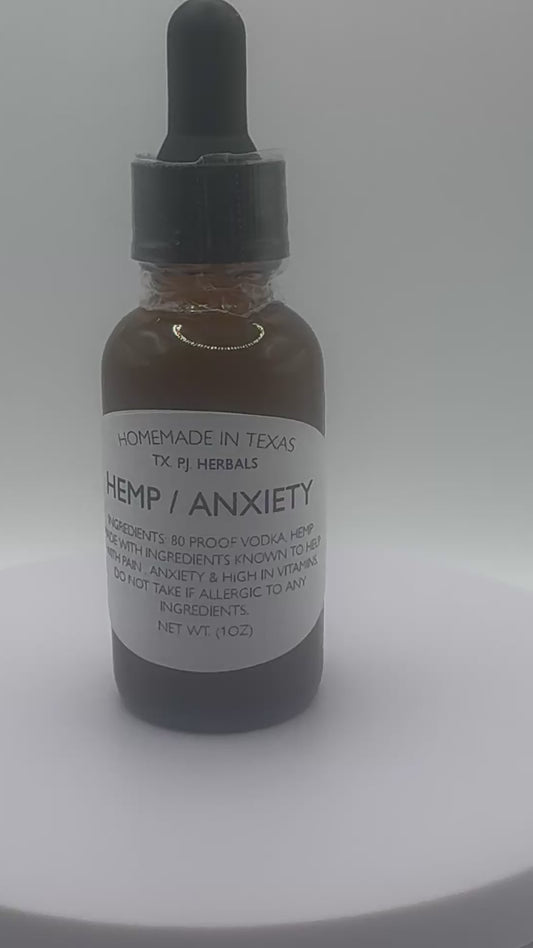 Hemp Tincture for Anxiety Relief and Calmness