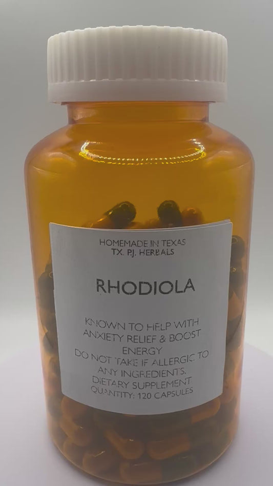 Rhodiola Rosea Capsules for Anxiety and Energy