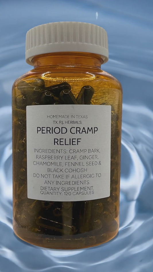 All-Natural Period Cramp Relief Capsules