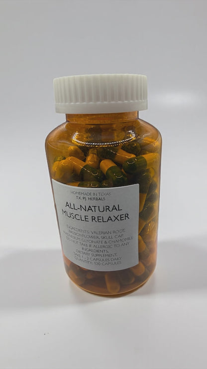 All-Natural Muscle Relaxer Capsules