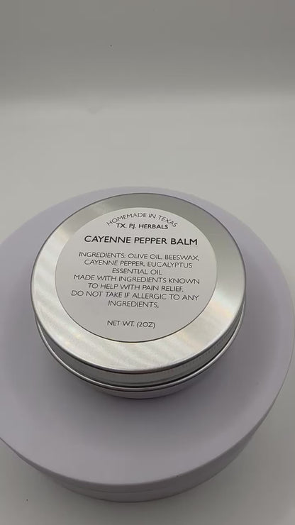 Cayenne Pepper Pain Relief Balm