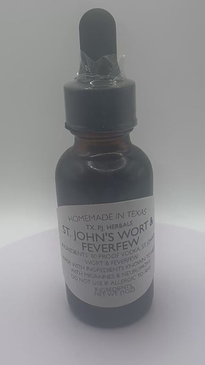 St. Johns Wort and Feverfew Tincture- Neuropothy