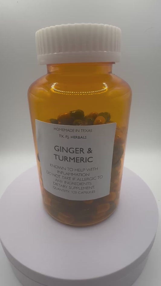 Turmeric & Ginger Root Capsule- Anti-Inflammatory