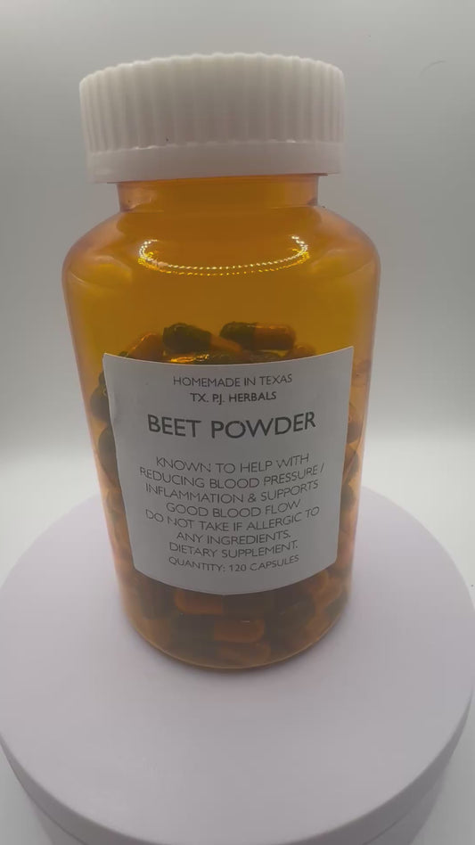 Beet Powder Capsules- Blood Pressure Support
