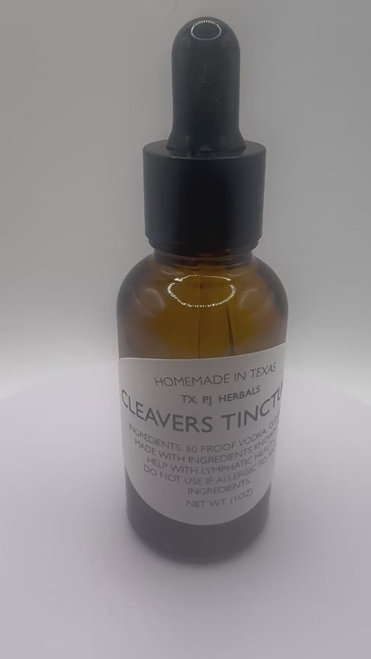 Cleavers Tincture- Lymphatic Health
