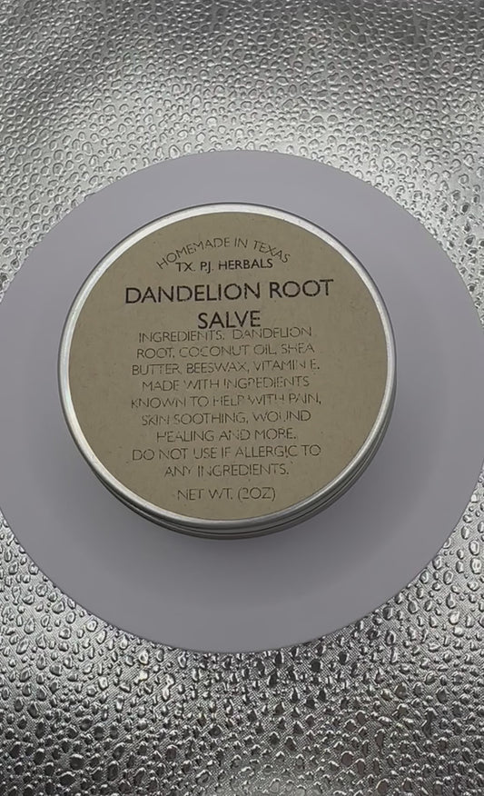 All-Natural Dandelion Root Salve