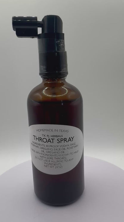 Herbal Throat Spray: Natural Relief