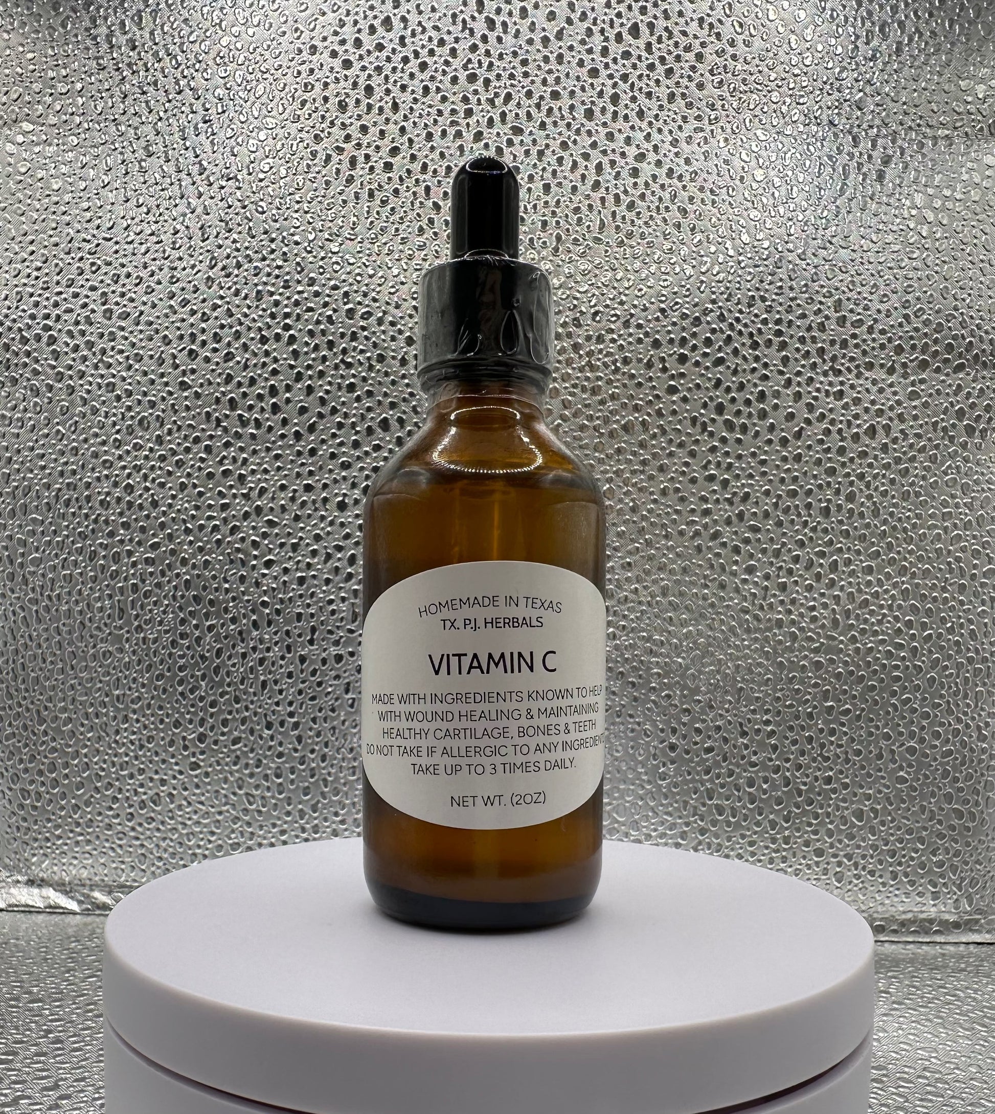 All-Natural Vitamin C Tincture bottle with botanical ingredients for immune support